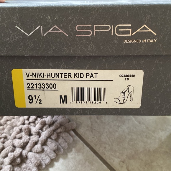 🆕VIA SPIGA: Made in Italy Heeled Booties w/ Zipper Sz 9 1/2 - Picture 9 of 12